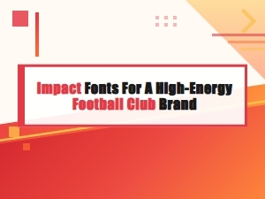 Dynamic Display Fonts for a Football Club Identity