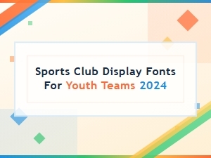 Athletic Fonts for Youth Team Identity