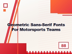Speed Lines: Geometric Fonts for Racing Brands