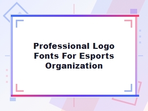 Electrifying Esports Logos with Futuristic Fonts